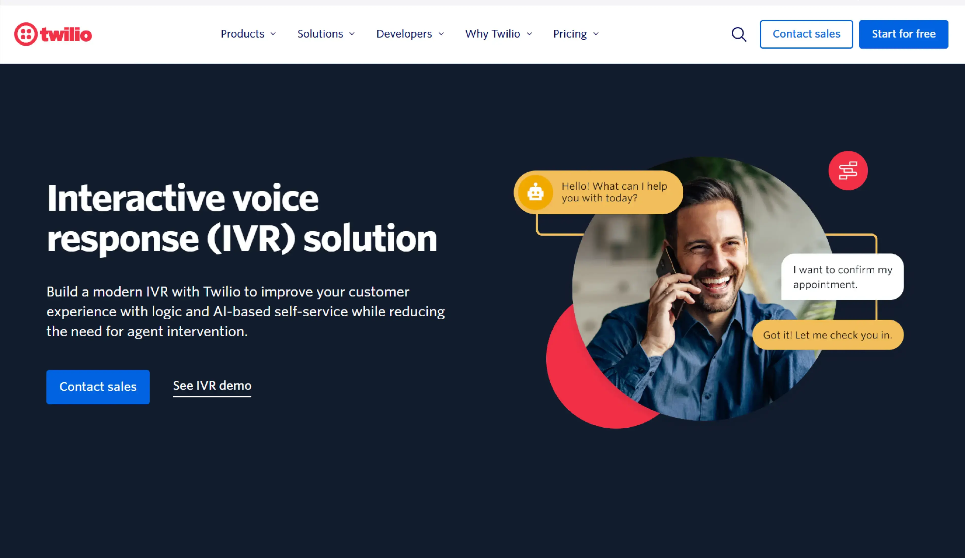 Twilio IVR