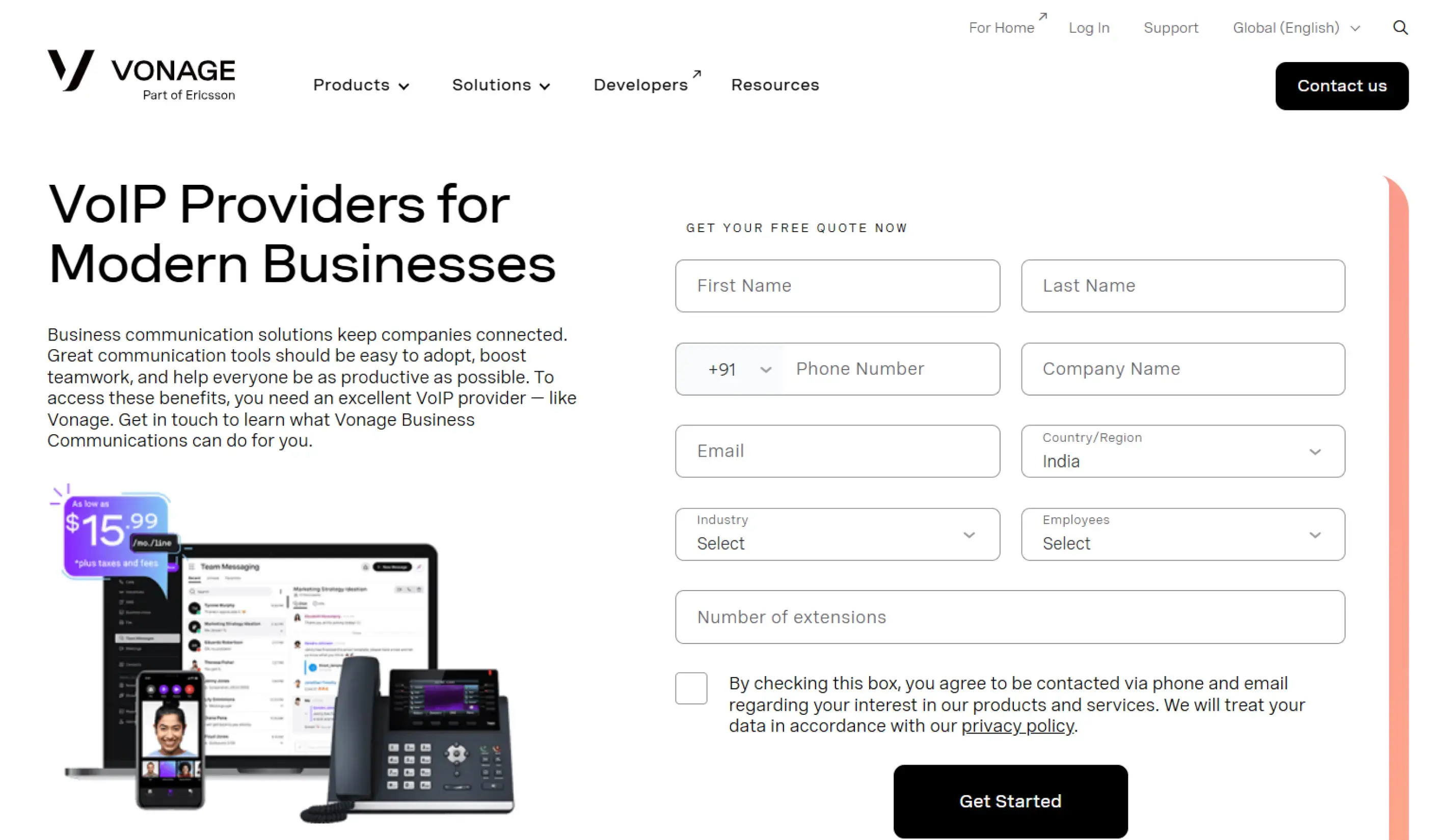 Vonage Business Communications