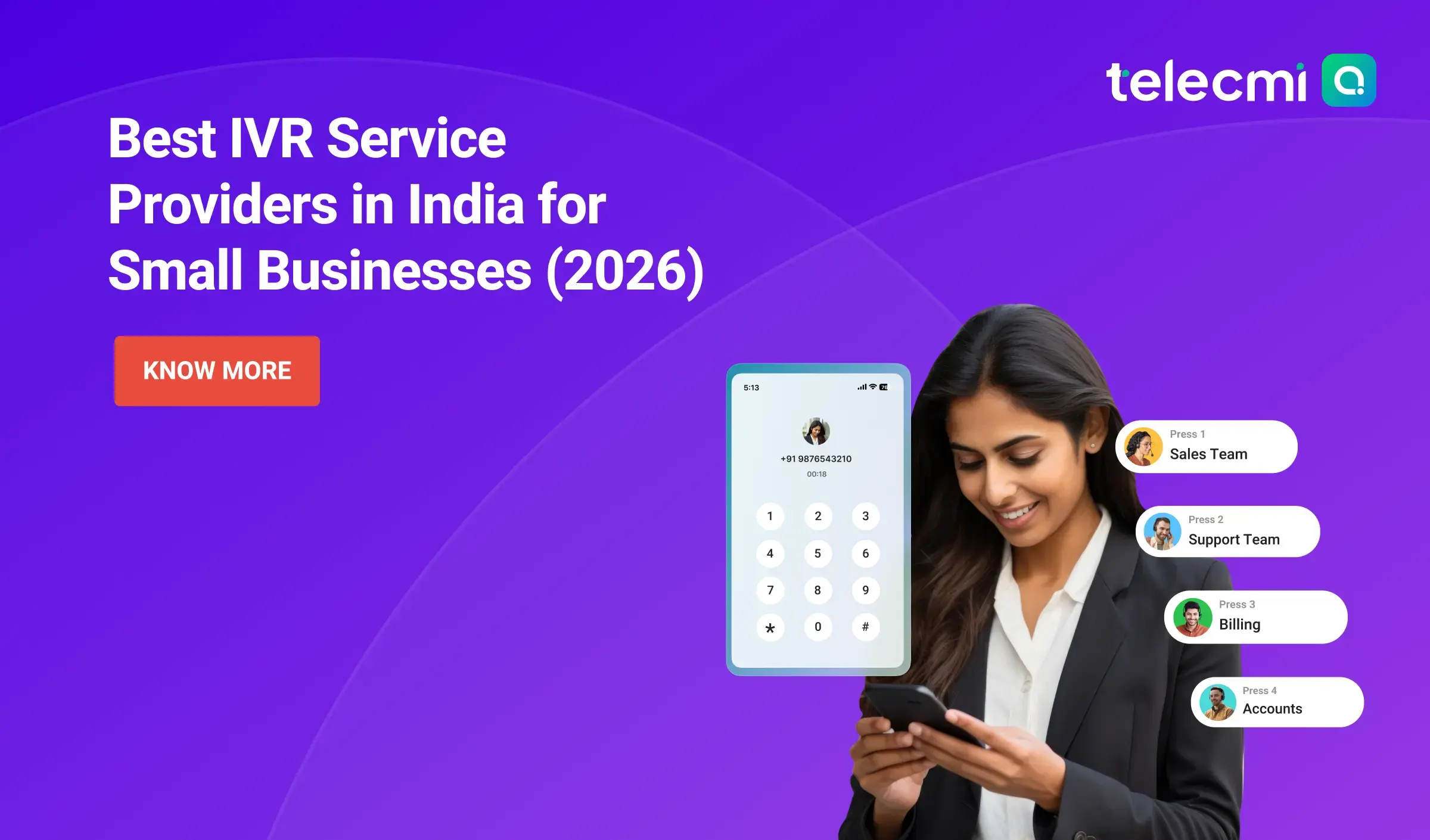 Best IVR Service Provider in India (SMBs) -14 Day Free Trial